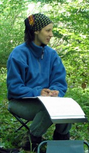 NadiaSilva in the field in Forêt d’Orient